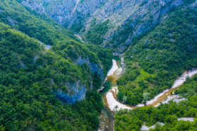 The canyon of Komarnica: of cliffs, eagles and trees